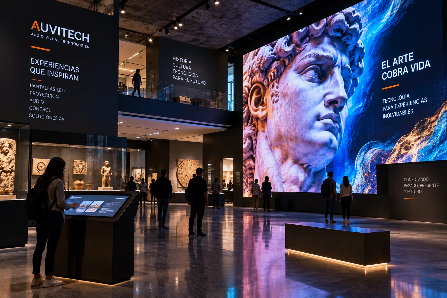Instalaciones artísticas con pantalla LED