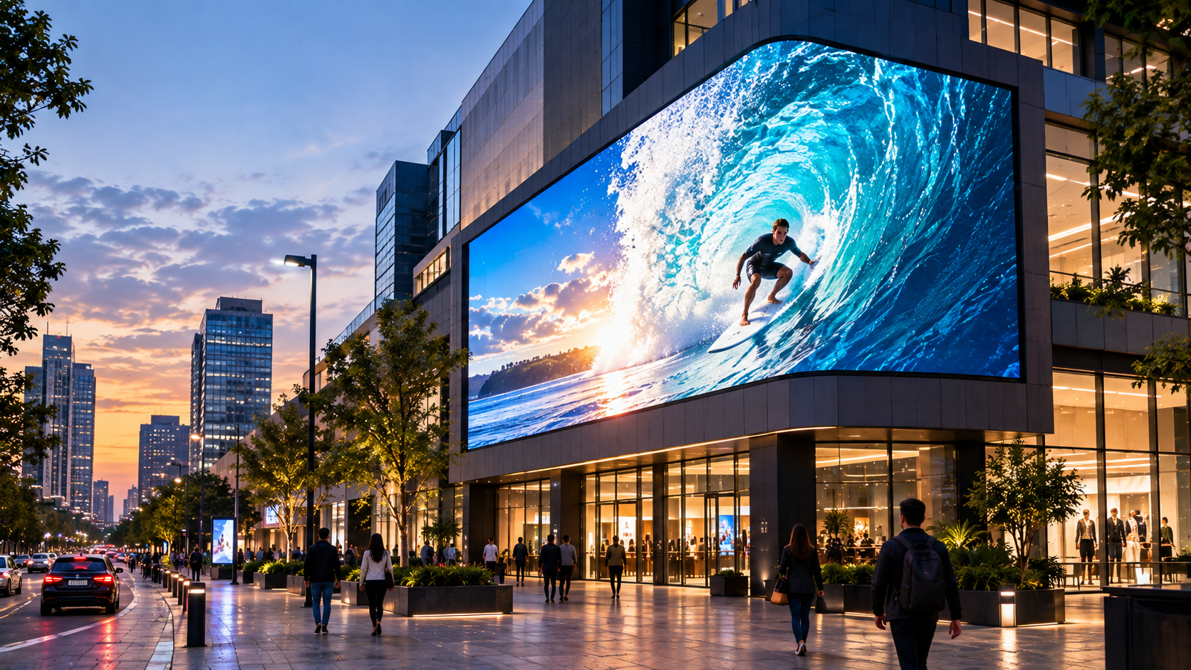 Exterior / Gran formato - solución de pantalla LED