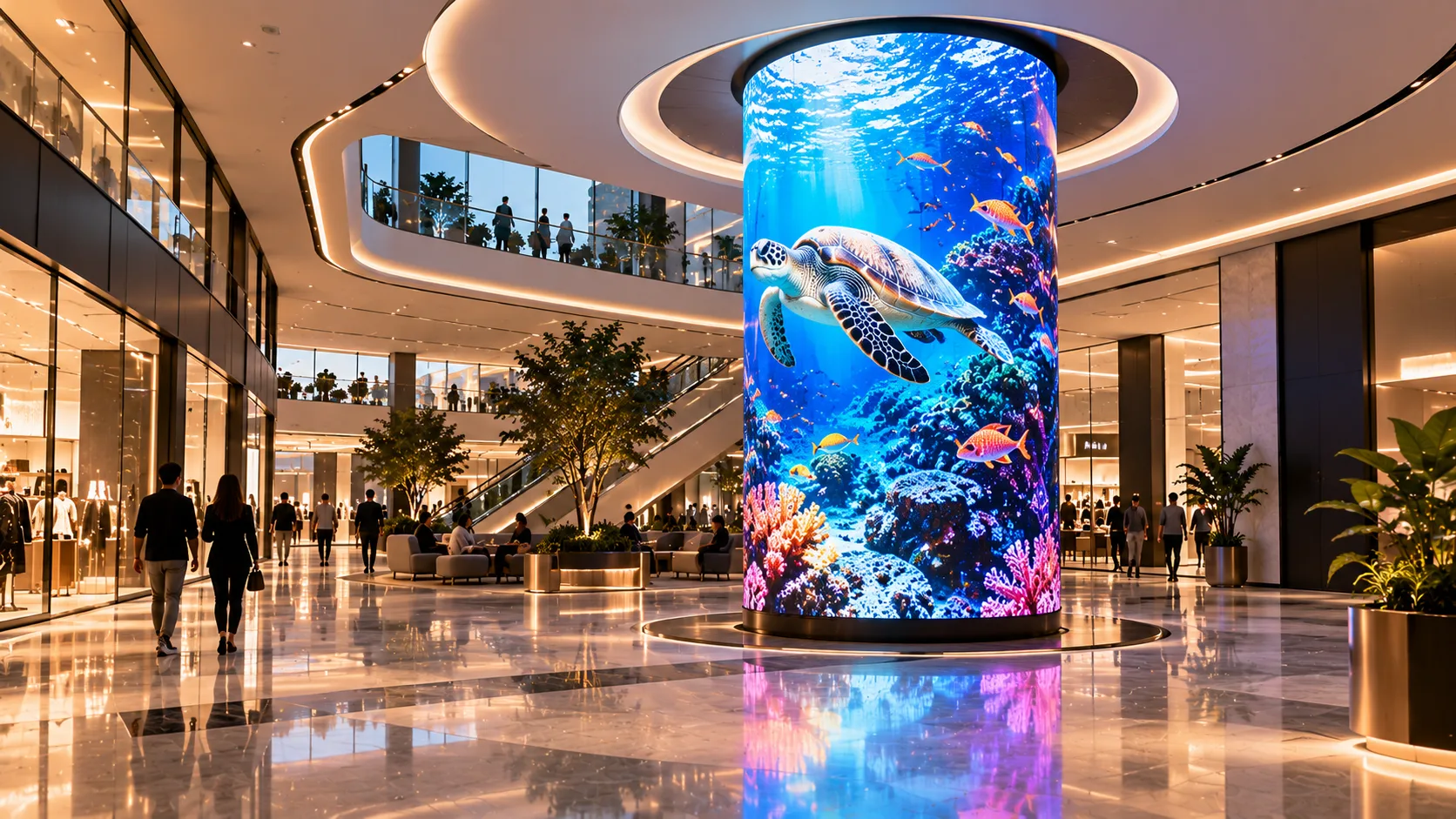 Flexibles y curvas - solución de pantalla LED